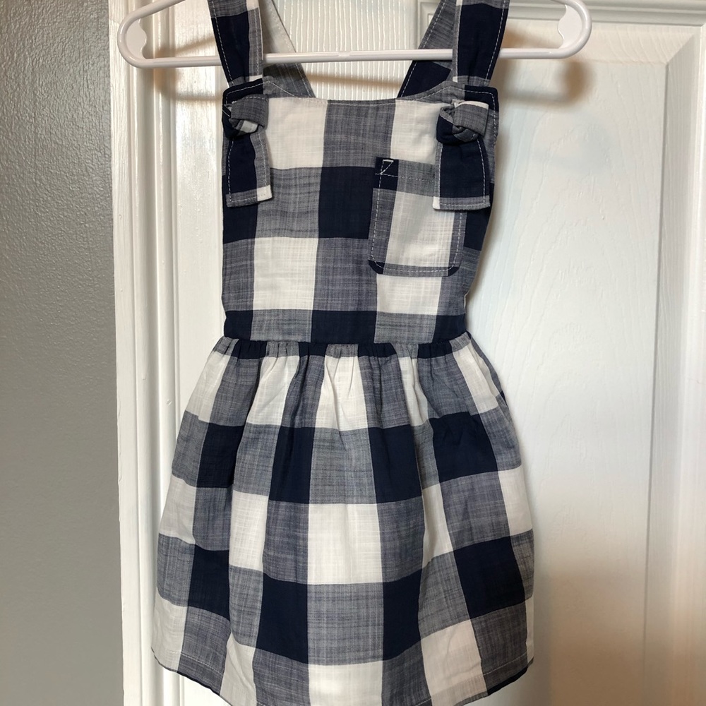 Cat and Jack navy gingham sundress